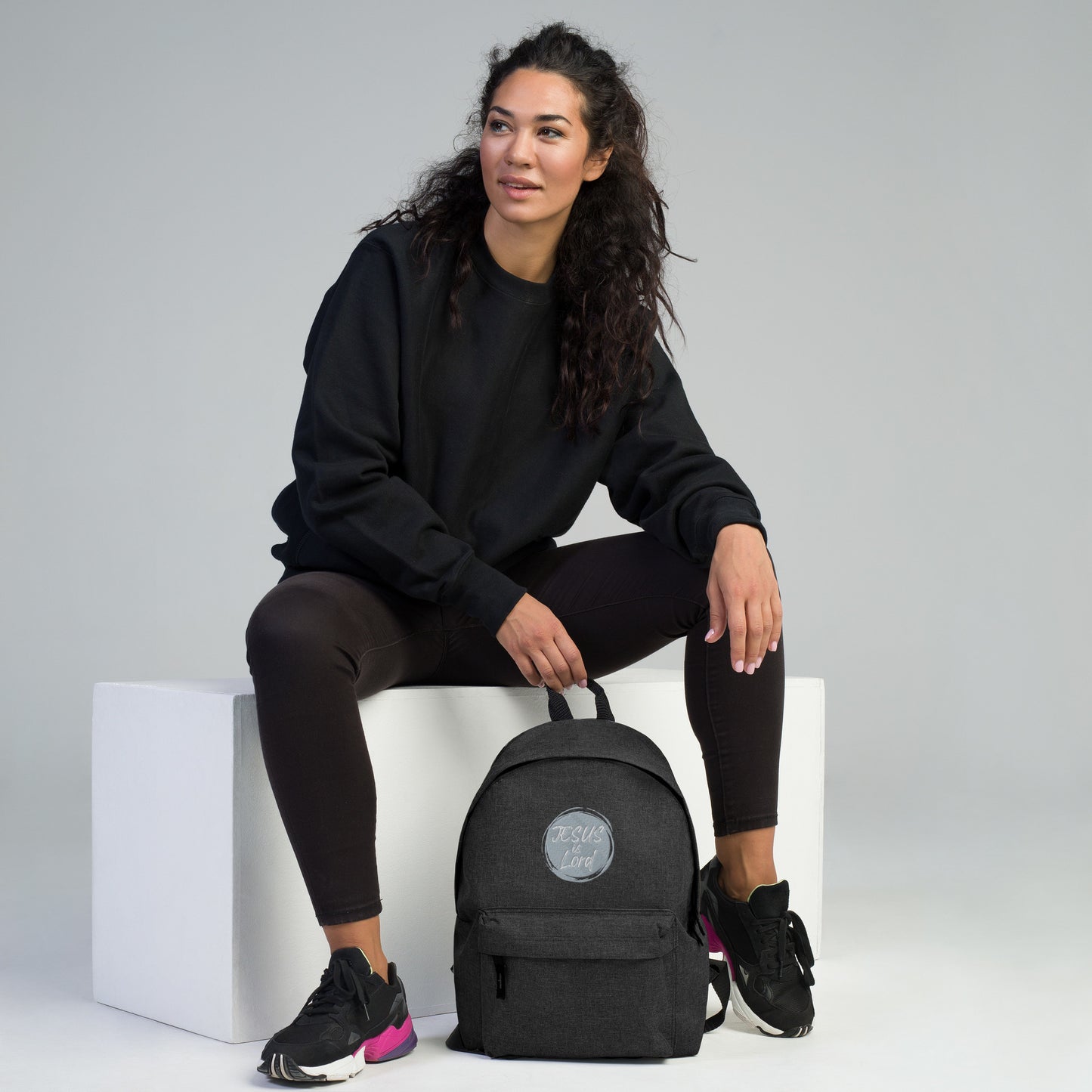 Embroidered "Jesus is Lord" Backpack