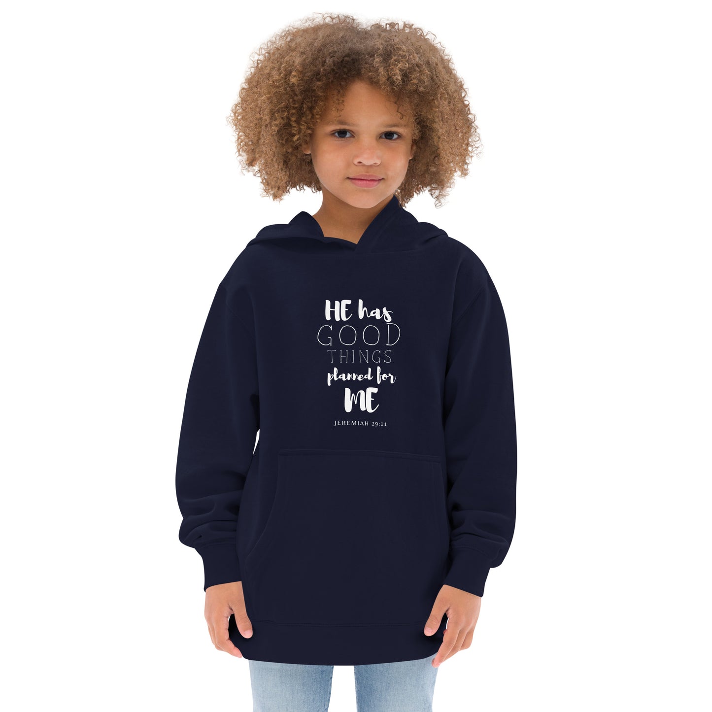 "He has good things planned for me" Youth Hoodie