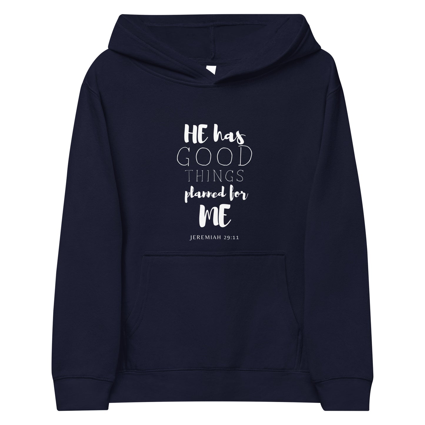 "He has good things planned for me" Youth Hoodie