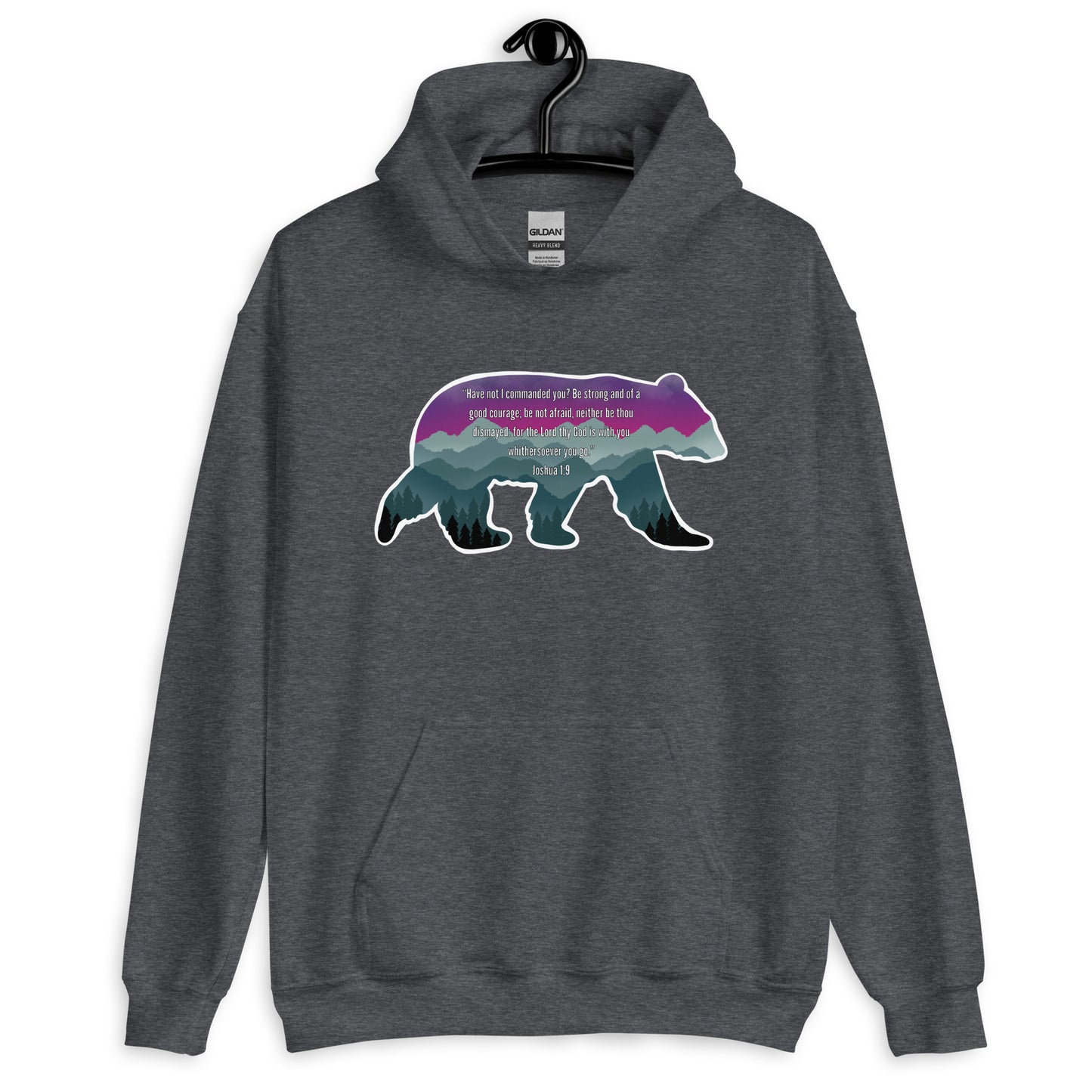 Joshua 1:9 Bible Verse Unisex Hoodie