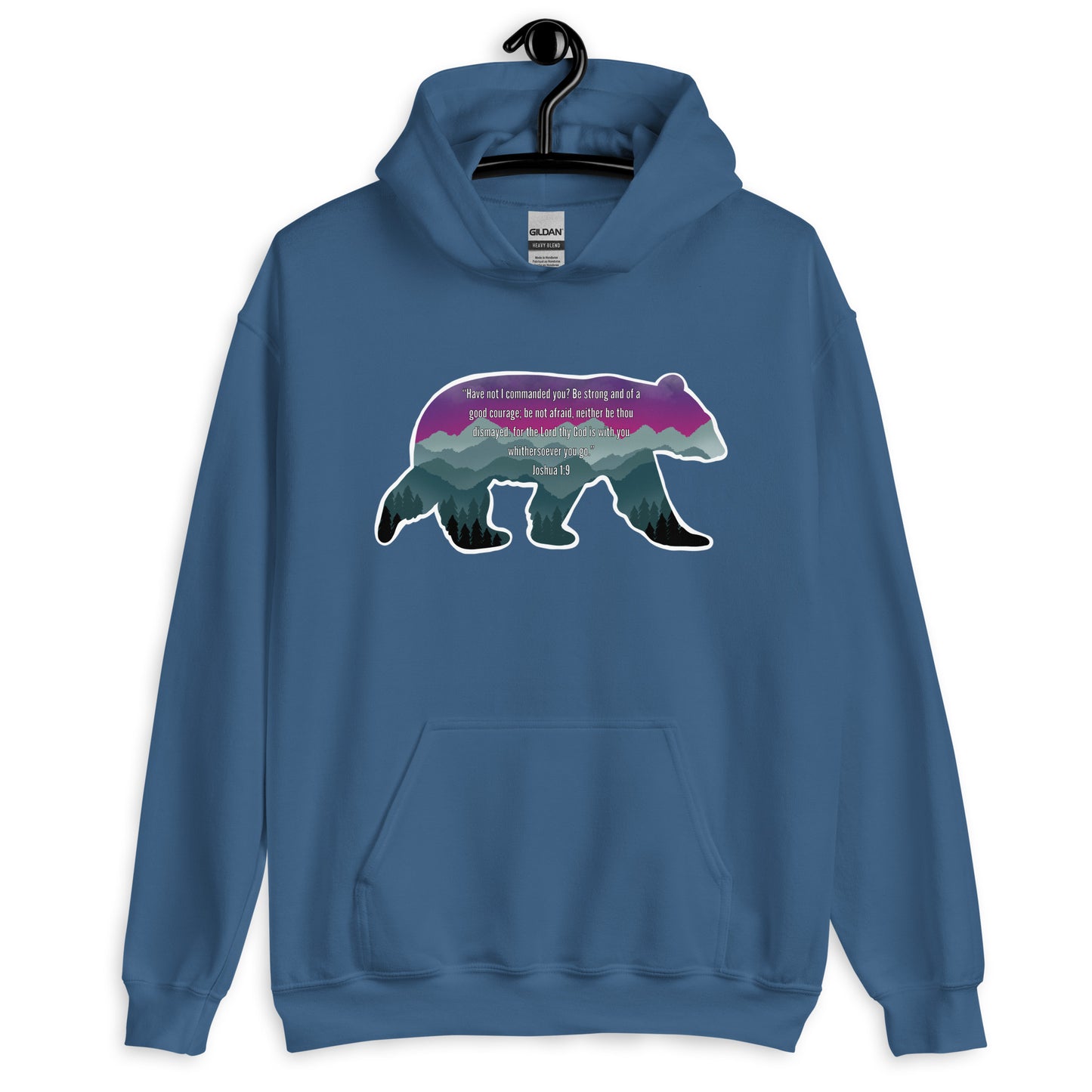 Joshua 1:9 Bible Verse Unisex Hoodie