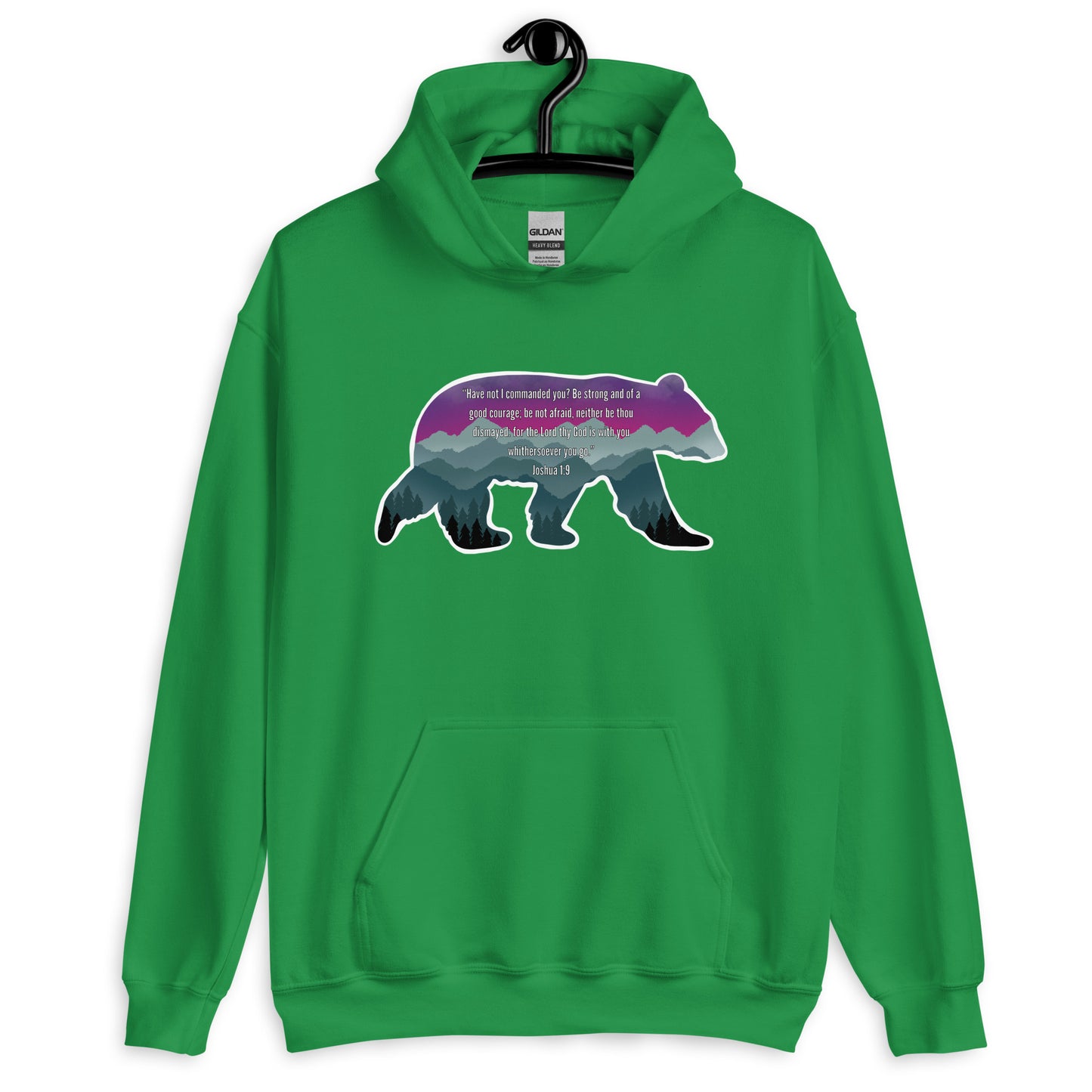 Joshua 1:9 Bible Verse Unisex Hoodie