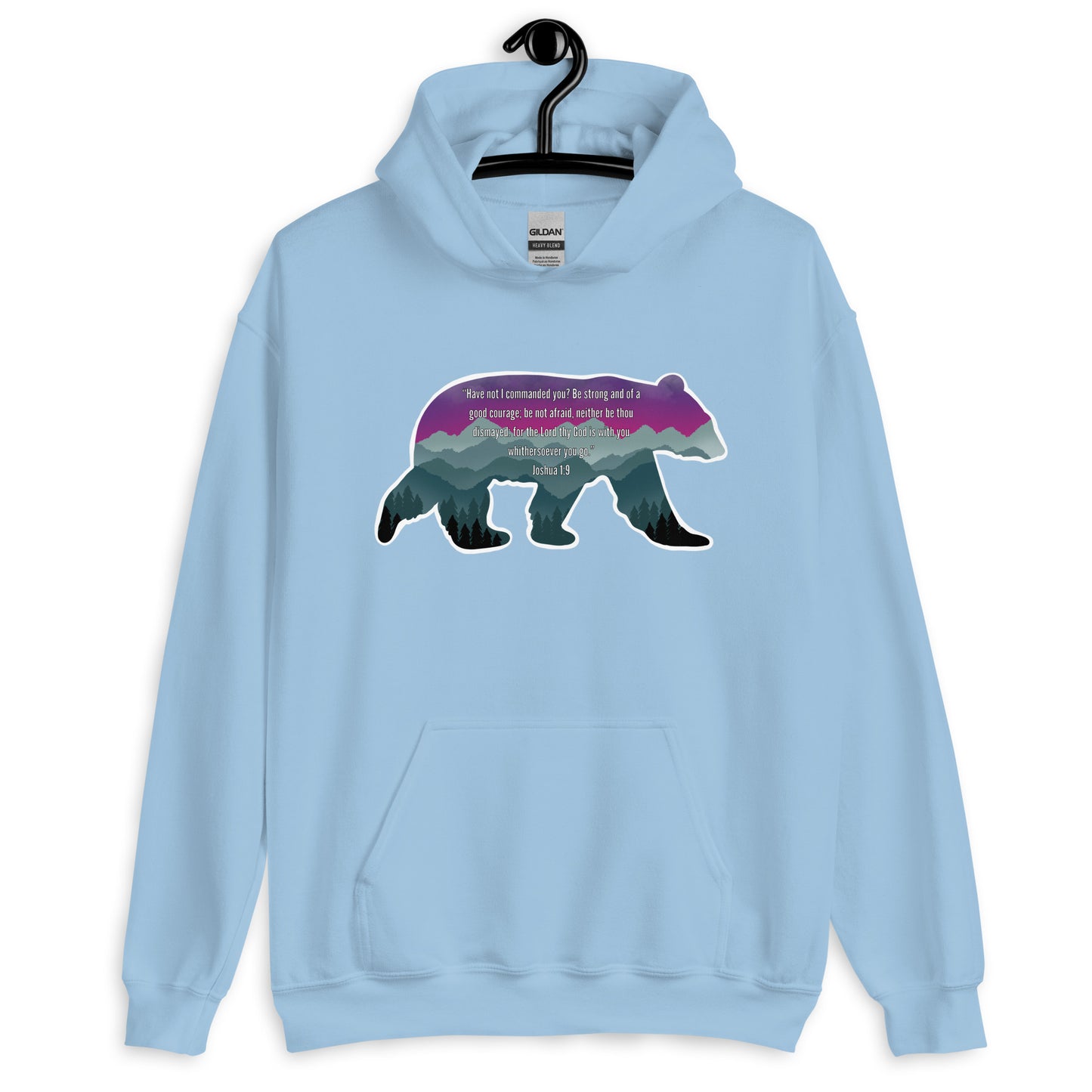 Joshua 1:9 Bible Verse Unisex Hoodie