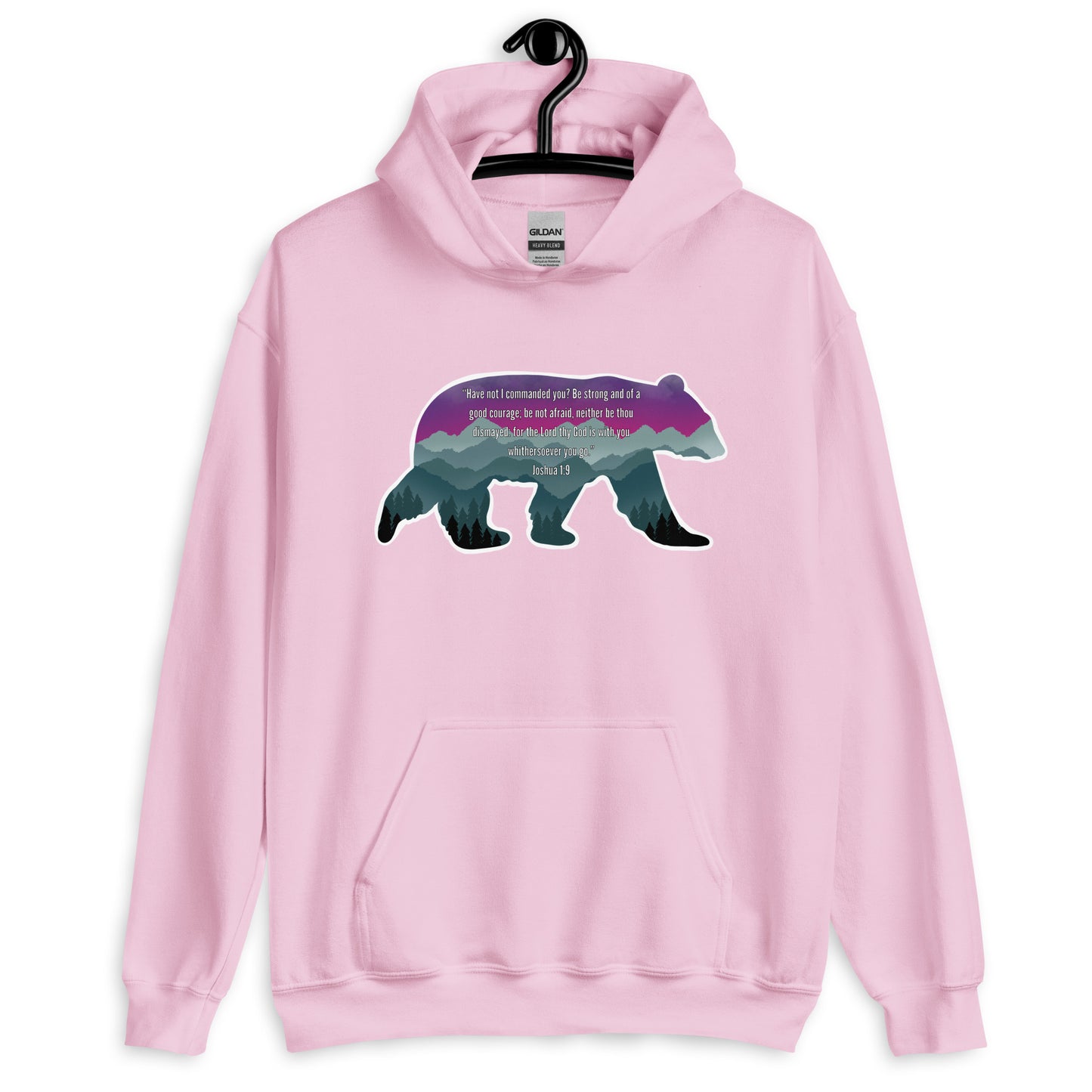 Joshua 1:9 Bible Verse Unisex Hoodie