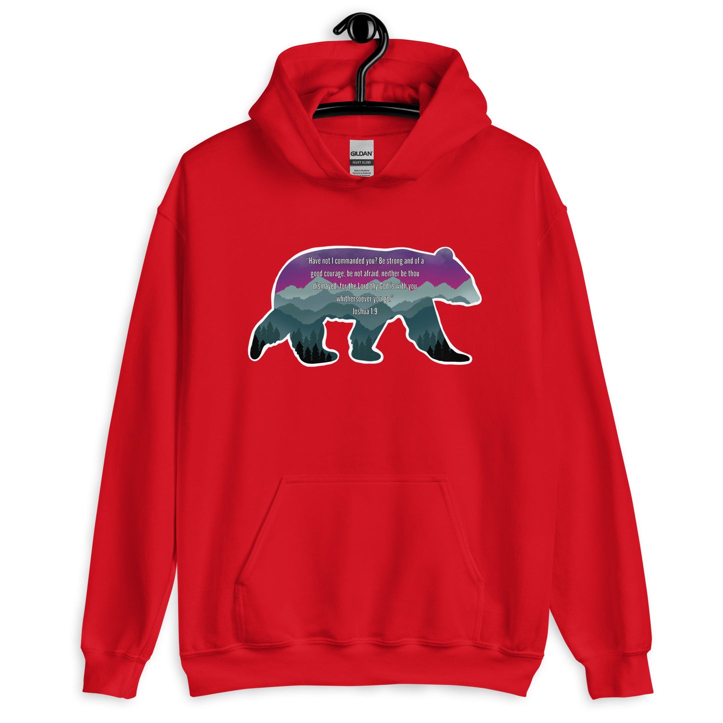 Joshua 1:9 Bible Verse Unisex Hoodie