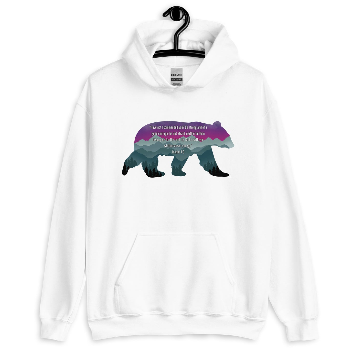 Joshua 1:9 Bible Verse Unisex Hoodie