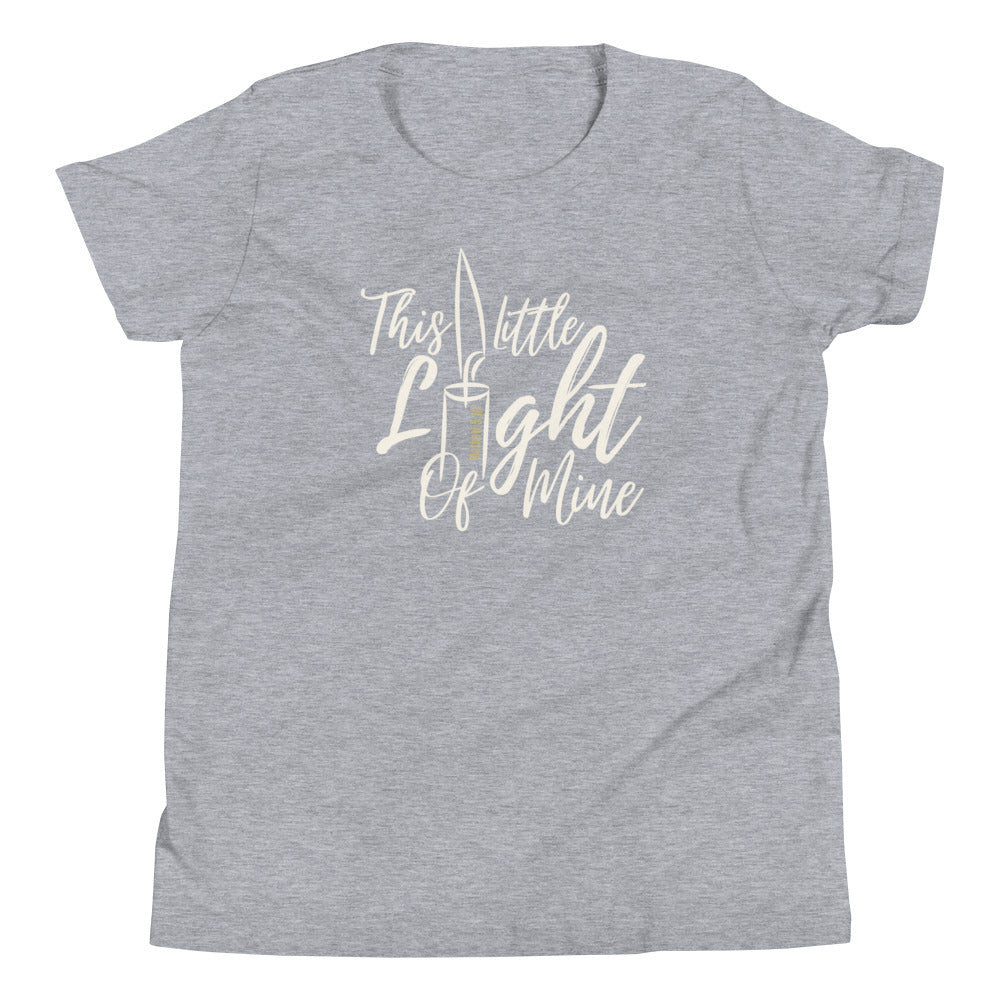 "This little light of mine" Youth Short Sleeve T-Shirt