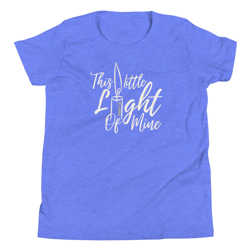 "This little light of mine" Youth Short Sleeve T-Shirt