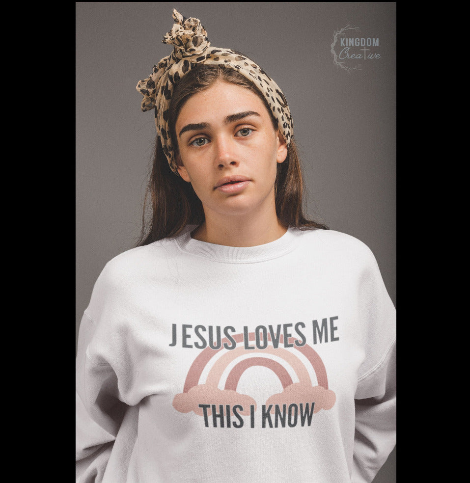 "Jesus Loves Me This I Know" Unisex Sweatshirt