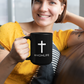 #MOMLIFE Black Glossy Mug, 11oz and 15oz