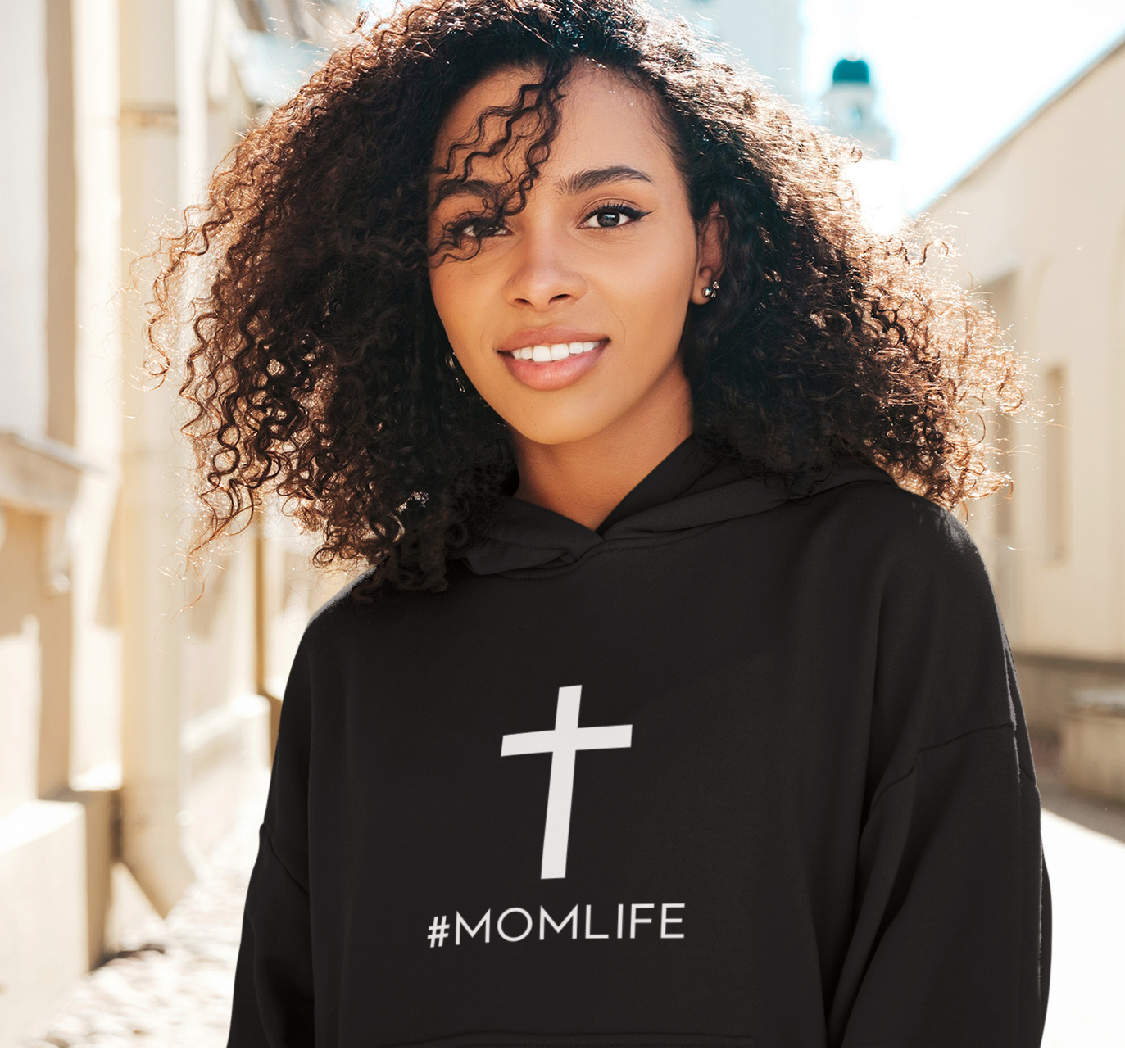 #MOMLIFE Lightweight Hoodie