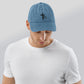 Embroidered Cross "True Story" Denim Hat