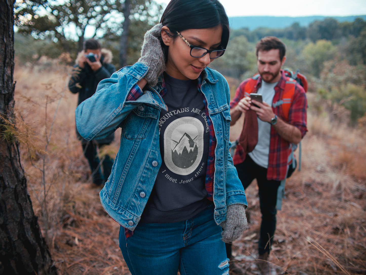 "The mountains are calling..." Unisex T-Shirt