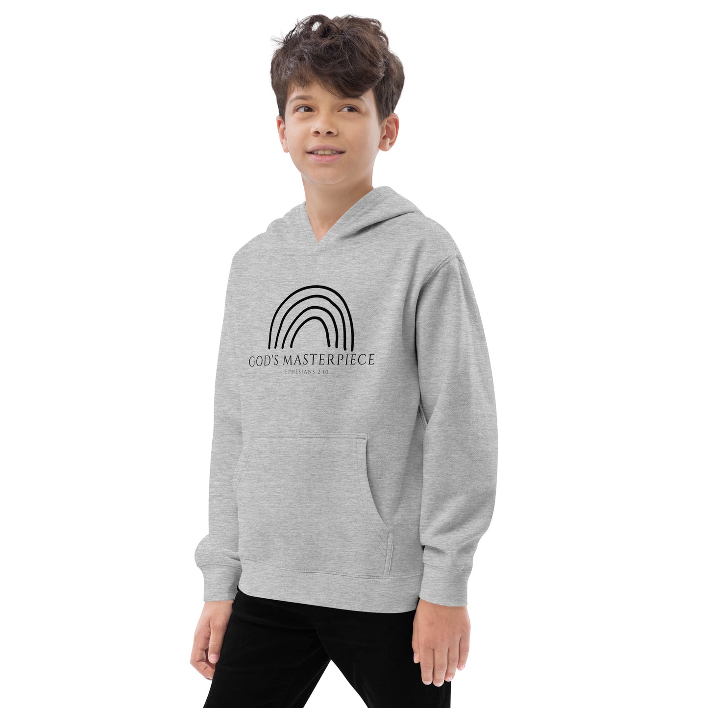 "God's Masterpiece" Youth Fleece Hoodie