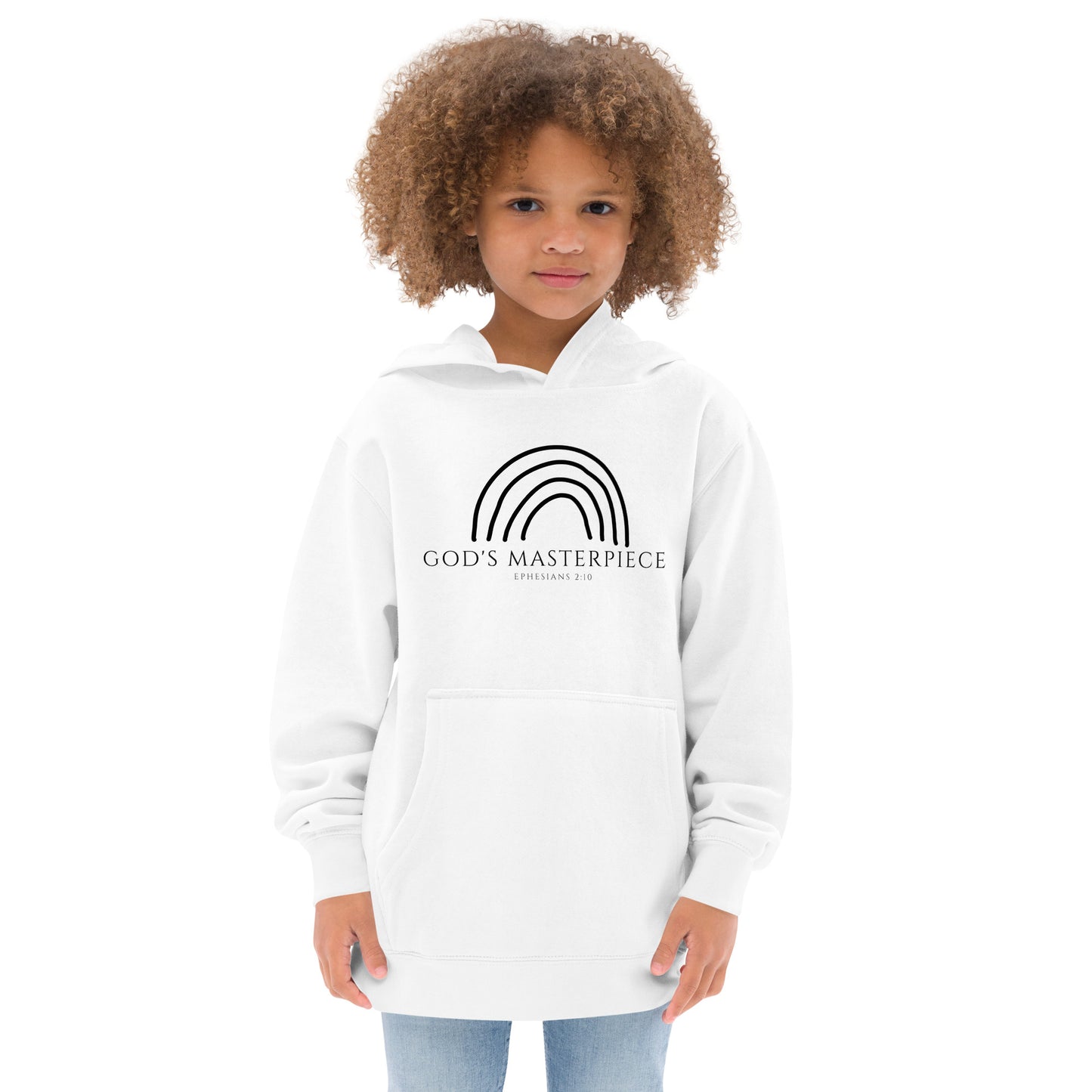 "God's Masterpiece" Youth Fleece Hoodie