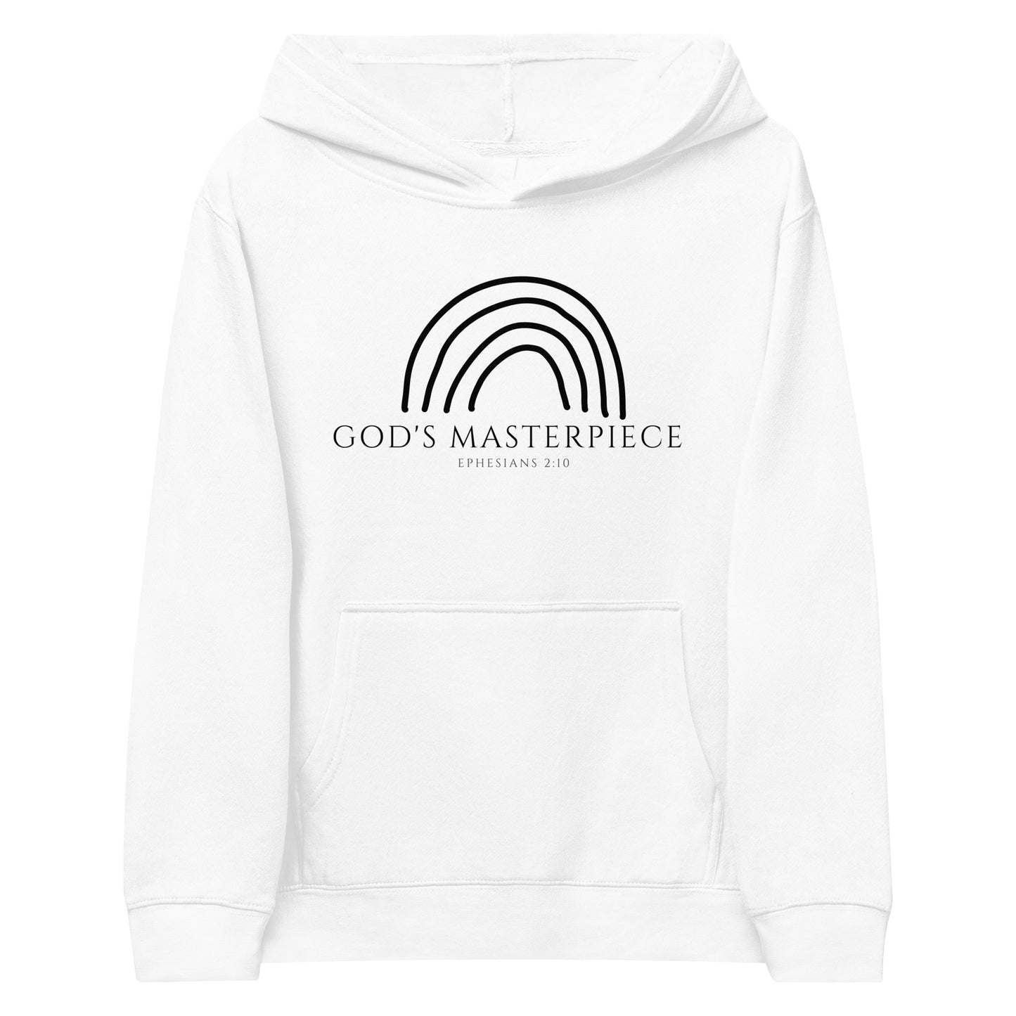 "God's Masterpiece" Youth Fleece Hoodie