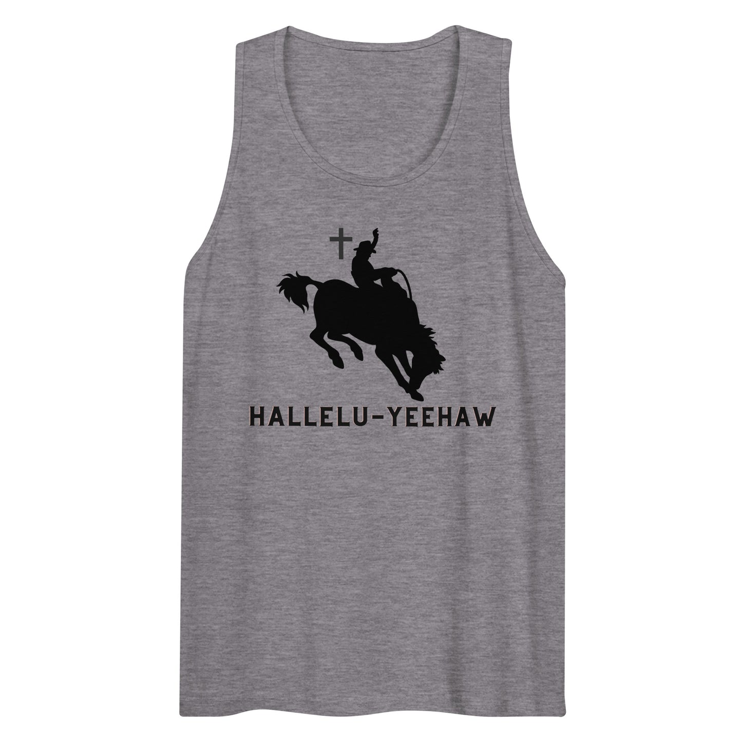 "Hallelu-Yeehaw" Men’s Premium Tank top