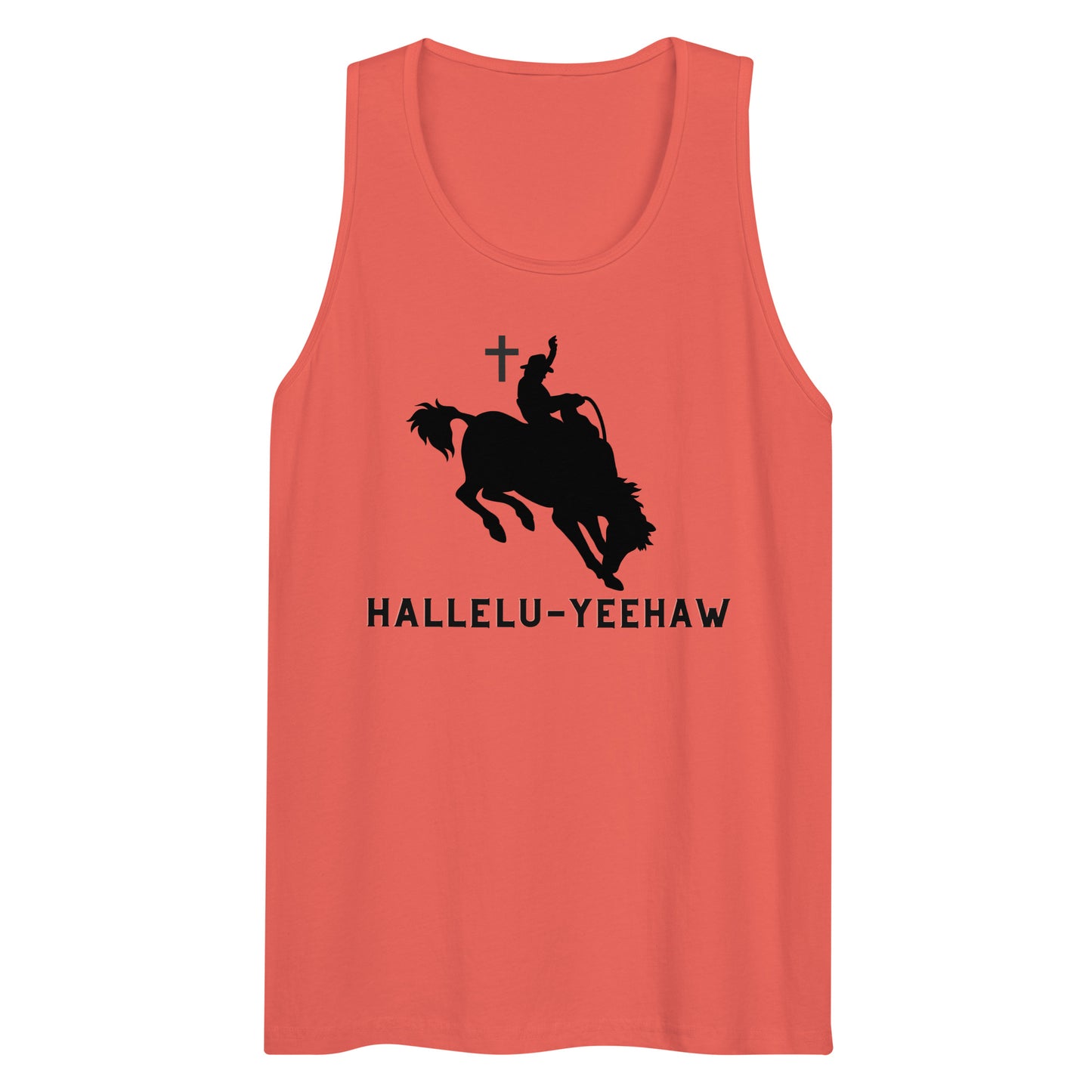 "Hallelu-Yeehaw" Men’s Premium Tank top