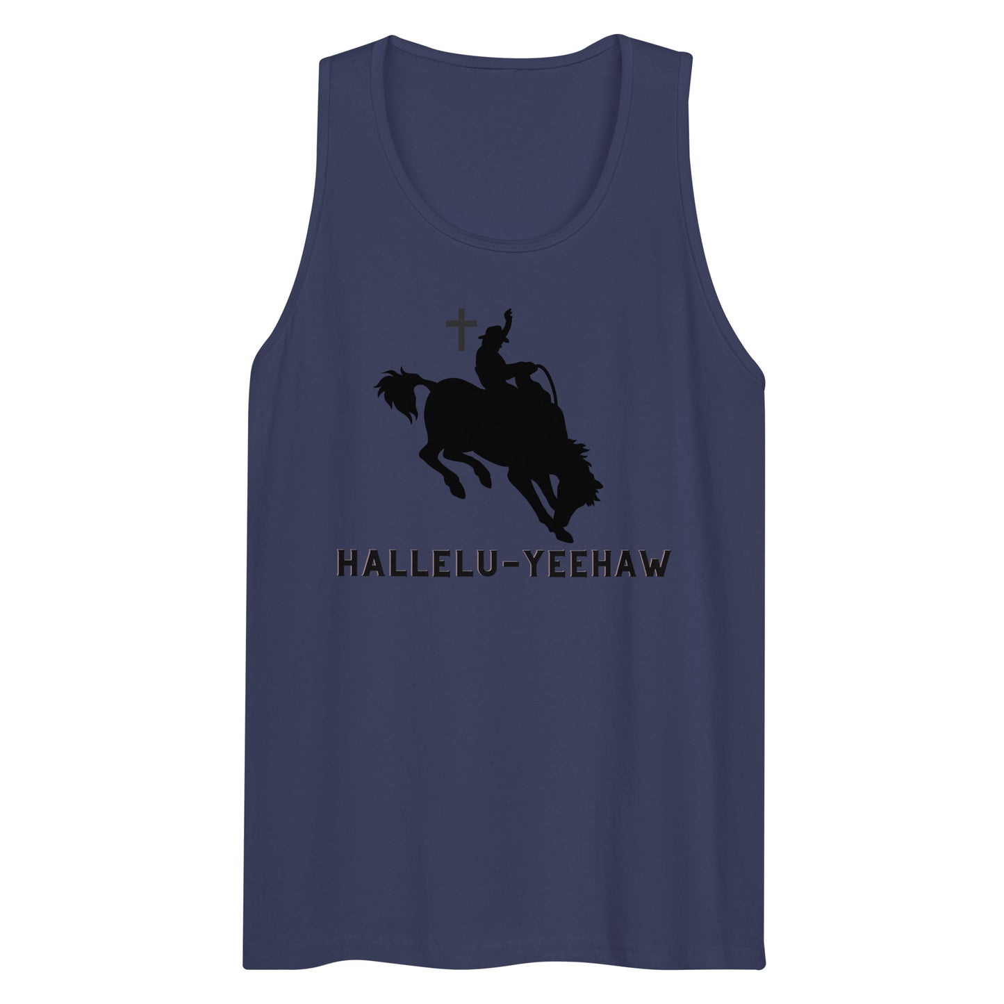 "Hallelu-Yeehaw" Men’s Premium Tank top
