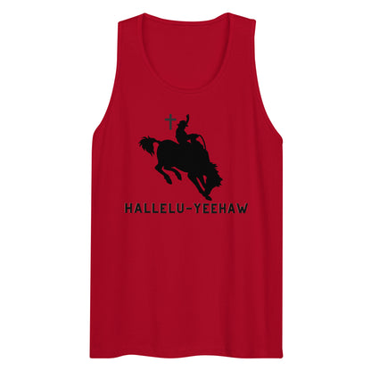 "Hallelu-Yeehaw" Men’s Premium Tank top