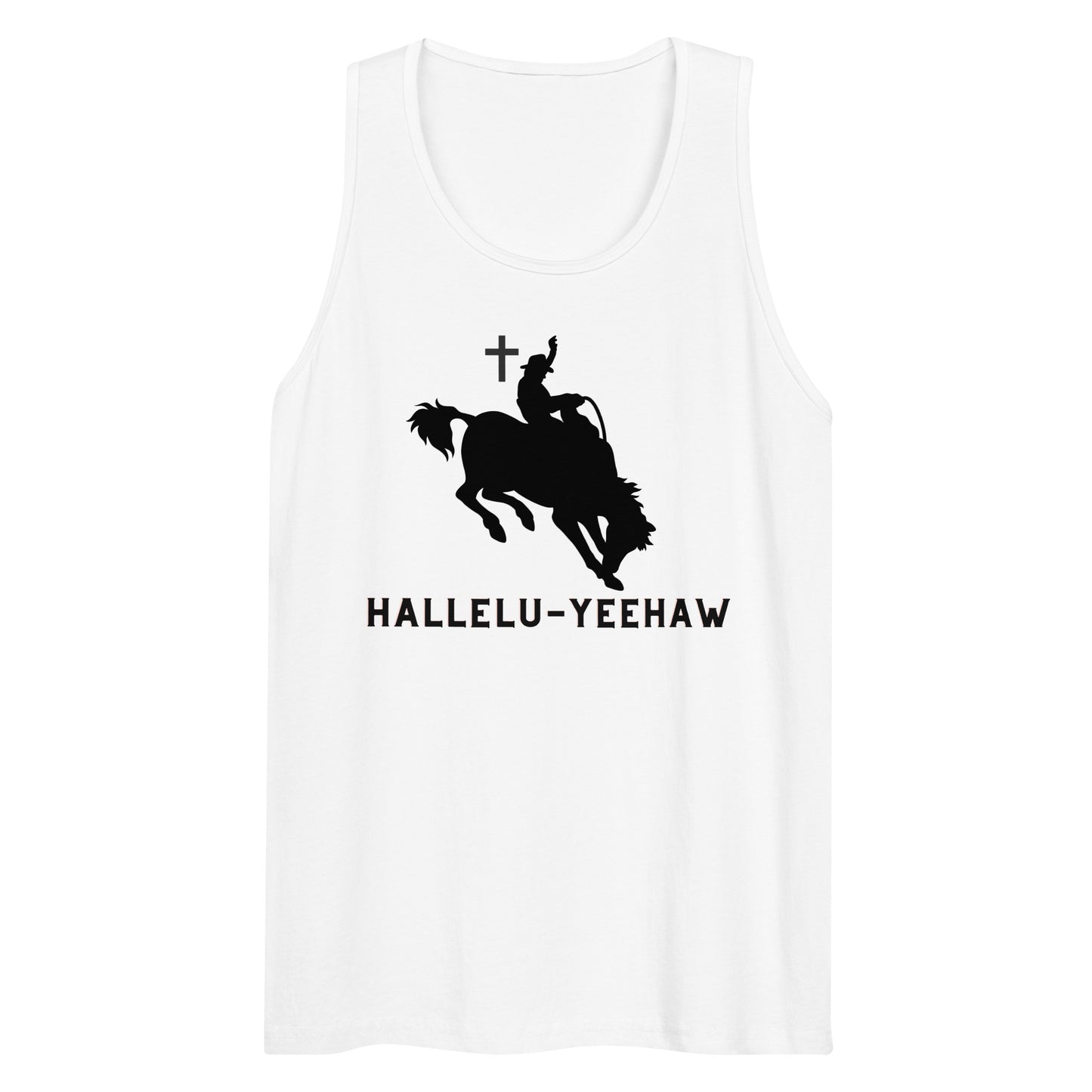 "Hallelu-Yeehaw" Men’s Premium Tank top