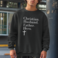 "Christian, Husband, Father, Hero" Sweater