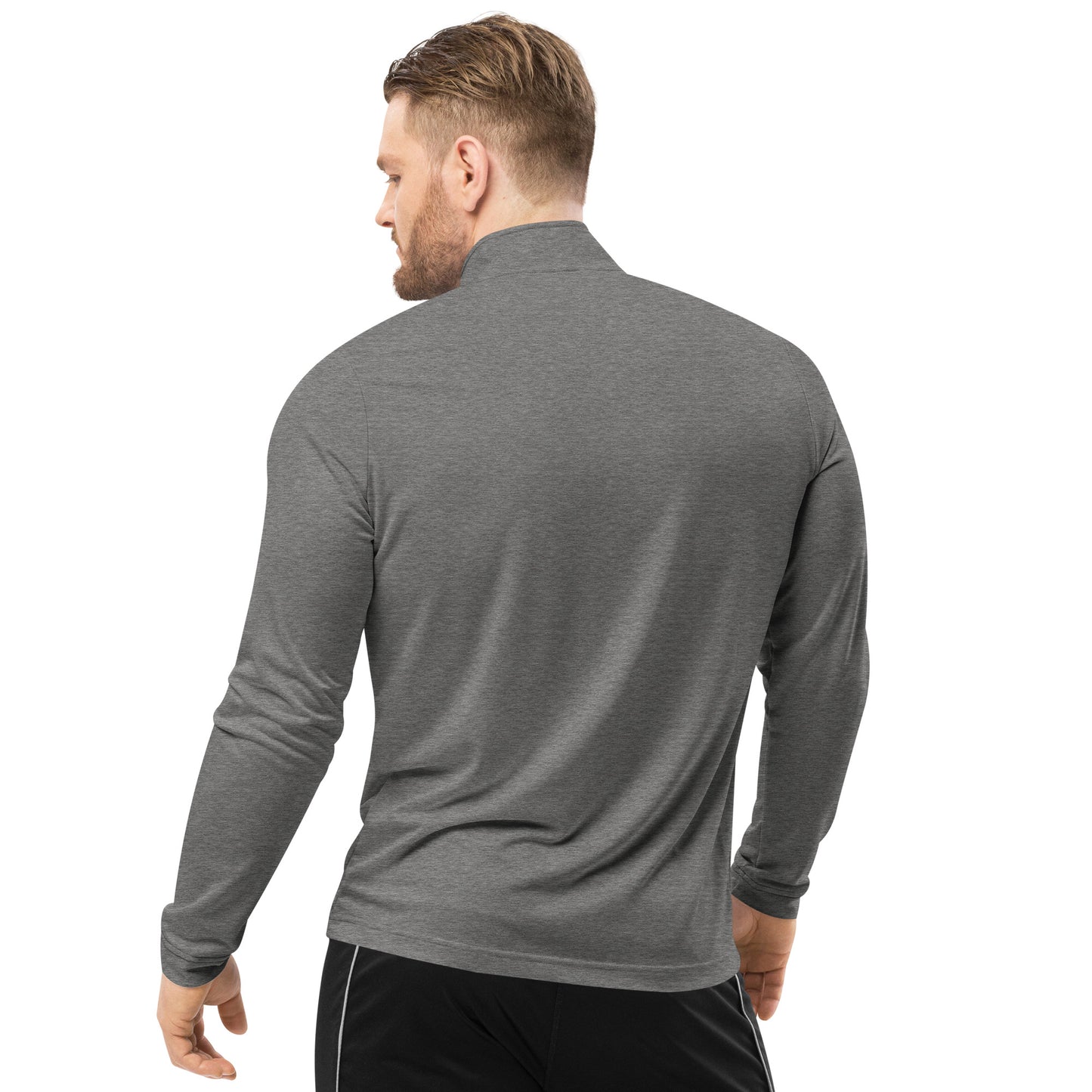 Embroidered Cross Adidas Quarter Zip Pullover