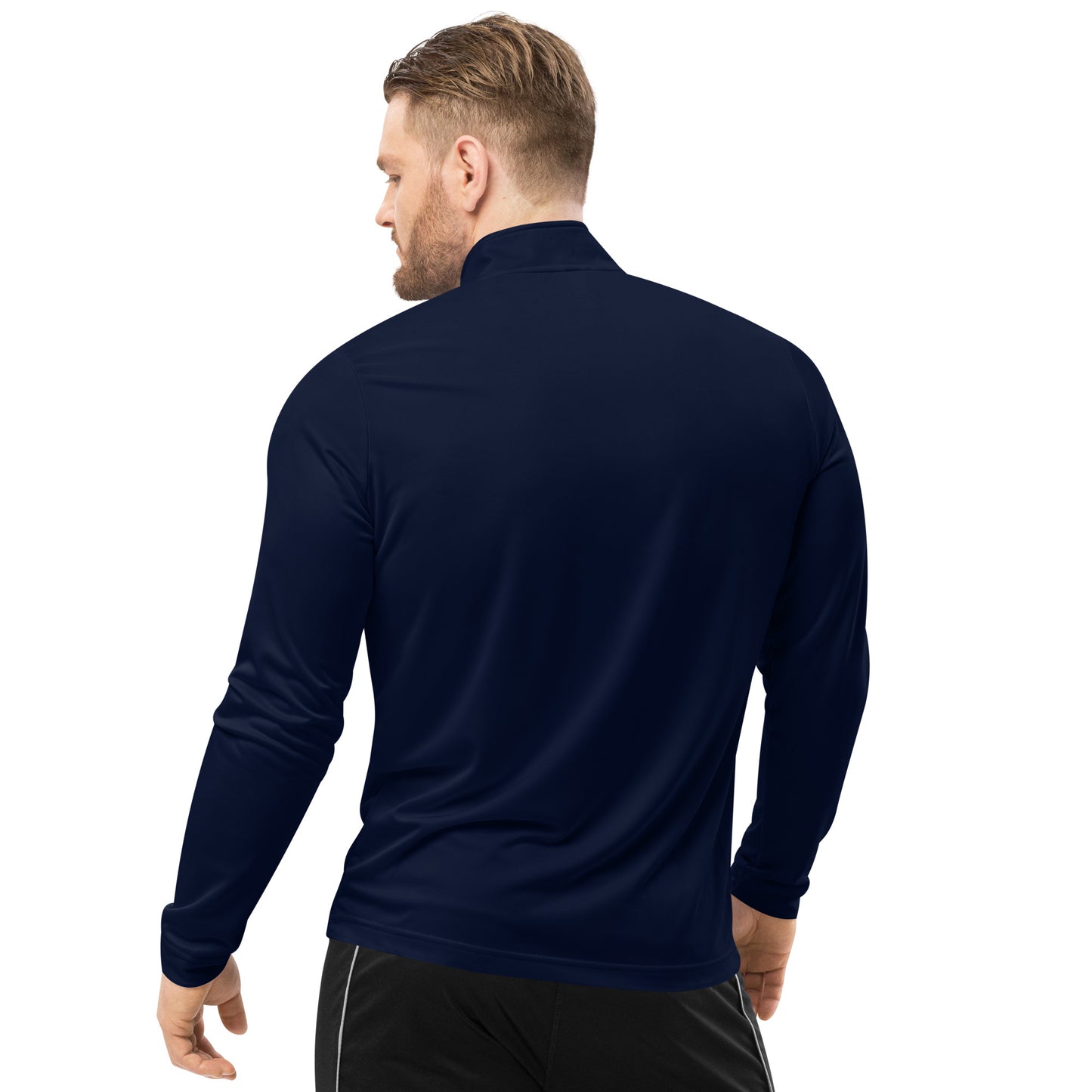 Embroidered Cross Adidas Quarter Zip Pullover