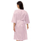 Embroidered Cross Satin Robe