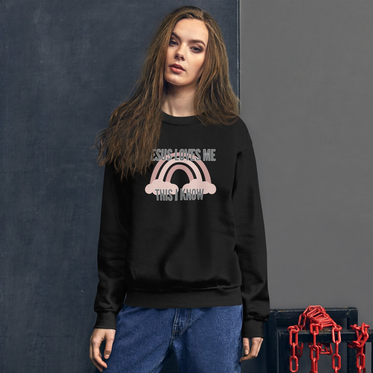 "Jesus Loves Me This I Know" Unisex Sweatshirt