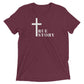 Cross "True Story" Unisex Tri Blend T-Shirt