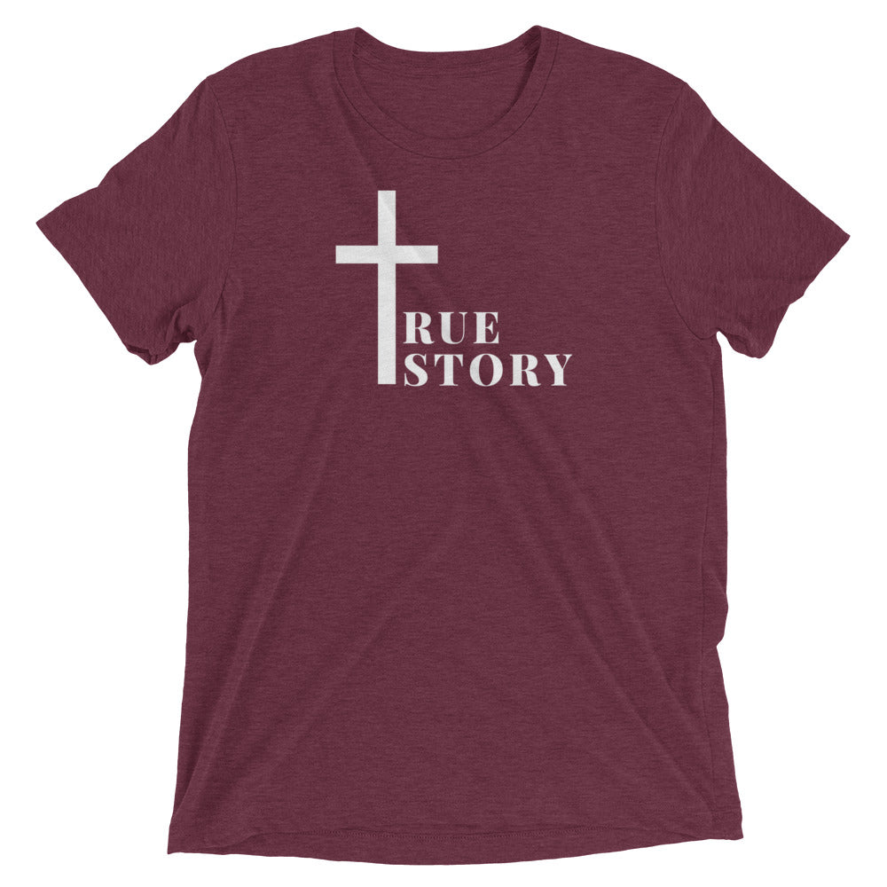 Cross "True Story" Unisex Tri Blend T-Shirt