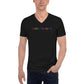 "God's Promise" Unisex Rainbow V-Neck T-Shirt