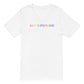 "God's Promise" Unisex Rainbow V-Neck T-Shirt