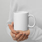 "Hooked on Jesus" White Glossy Mug, 11oz and 15oz