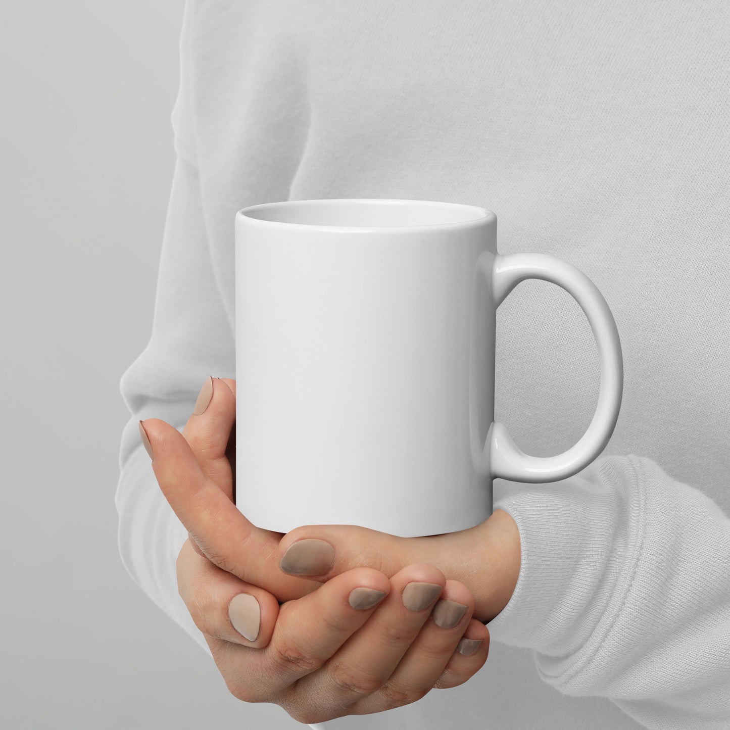 "Hooked on Jesus" White Glossy Mug, 11oz and 15oz
