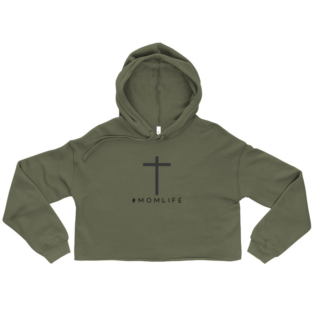 #MOMLIFE Crop Hoodie