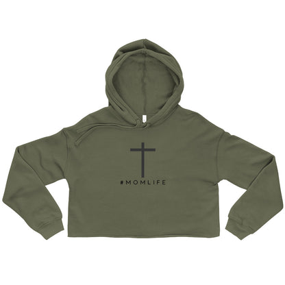 #MOMLIFE Crop Hoodie