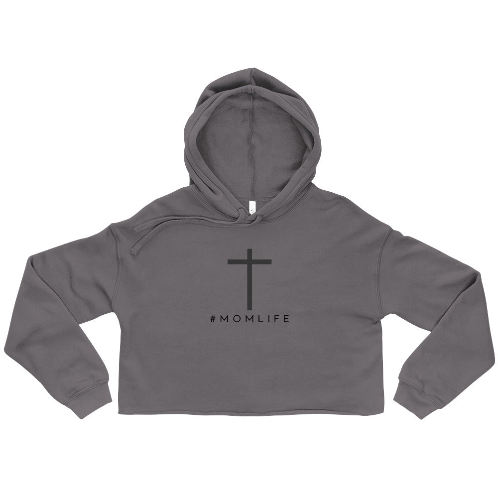 #MOMLIFE Crop Hoodie