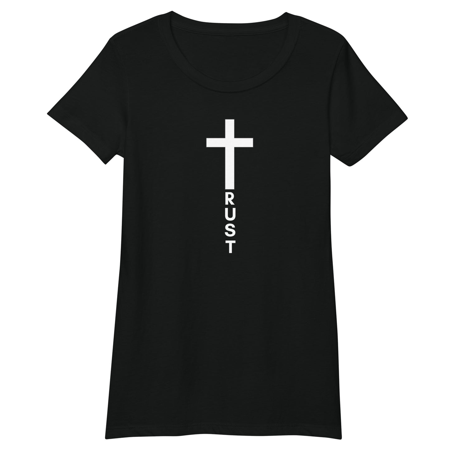 Cross "Trust" Women’s Fitted T-Shirt