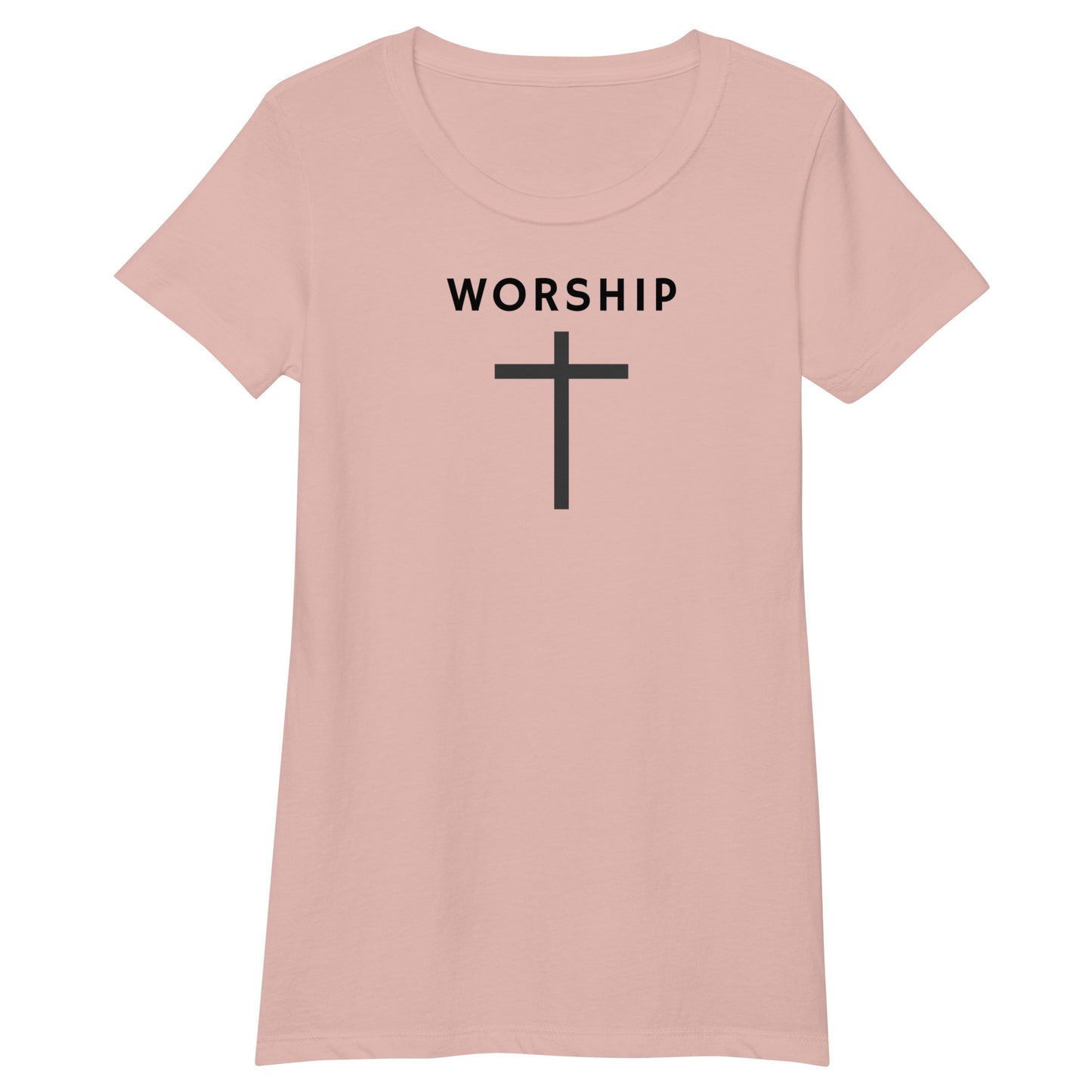 "Worship" Women’s Fitted T-Shirt