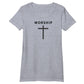"Worship" Women’s Fitted T-Shirt