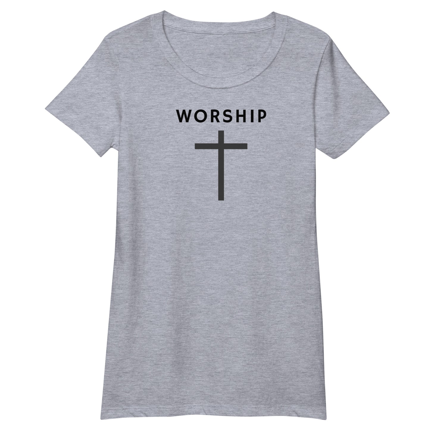 "Worship" Women’s Fitted T-Shirt