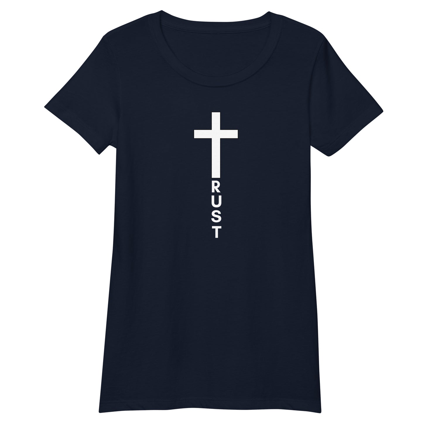 Cross "Trust" Women’s Fitted T-Shirt