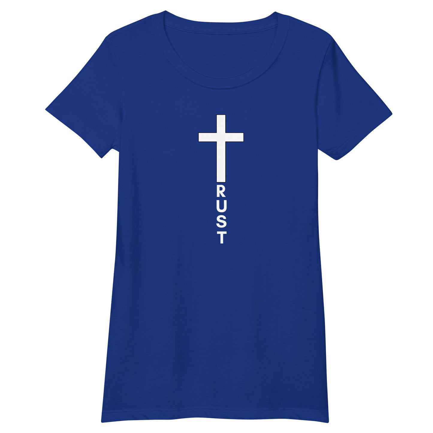 Cross "Trust" Women’s Fitted T-Shirt
