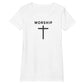 "Worship" Women’s Fitted T-Shirt