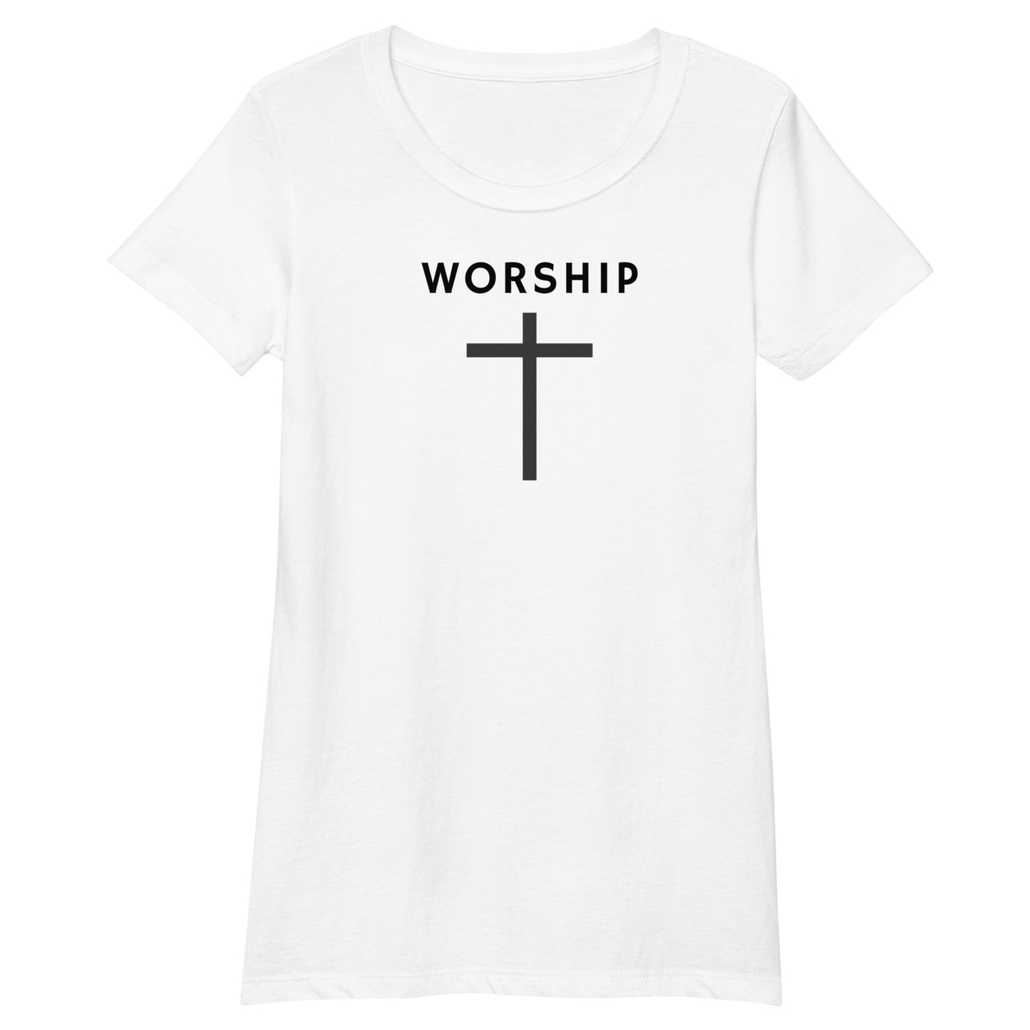 "Worship" Women’s Fitted T-Shirt