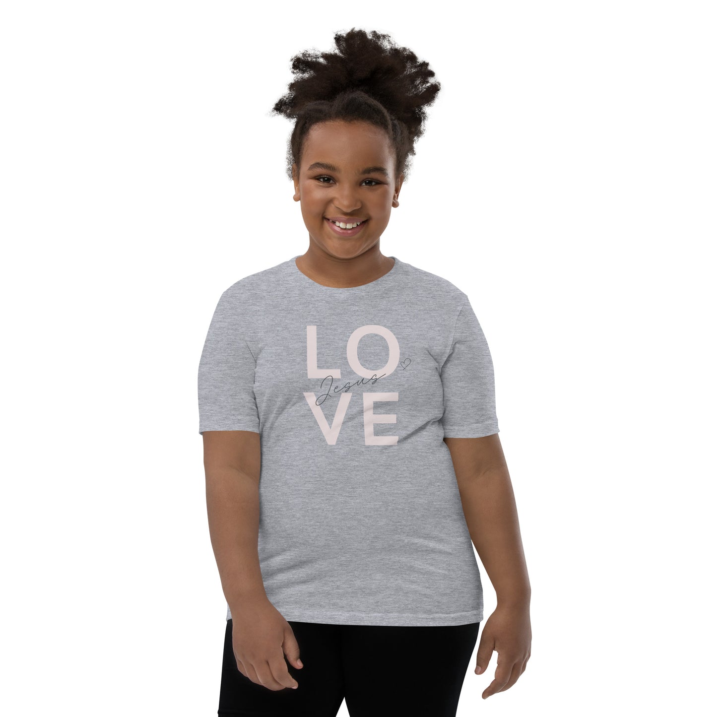 "Love Jesus" Youth Short Sleeve T-Shirt