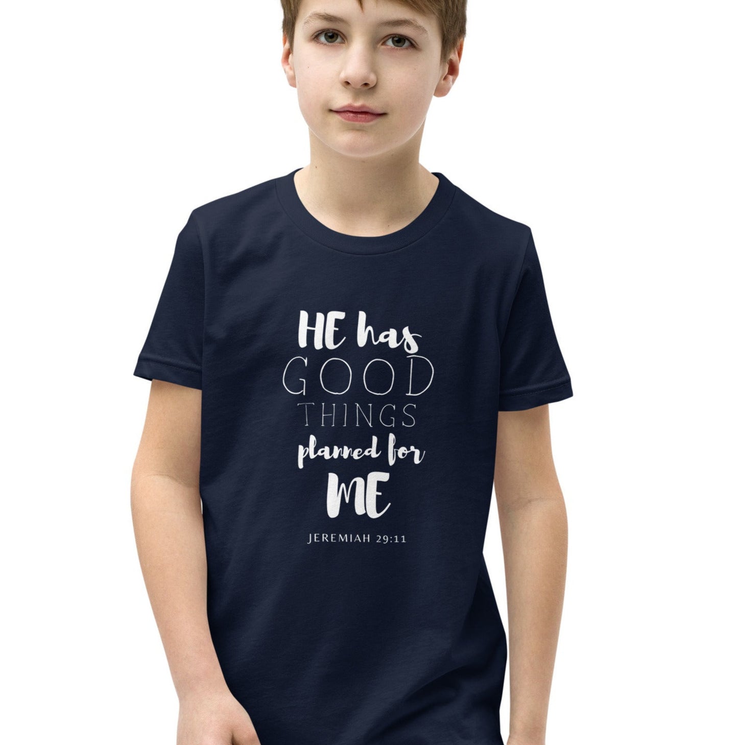 "He has good things planned for me" Youth T-Shirt